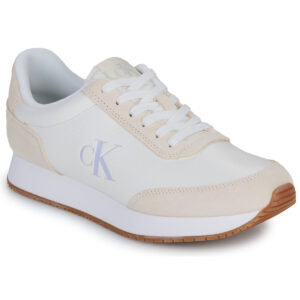 Calvin Klein Jeans  RUNNER LACEUP LOW MIXMG  Bianco -  Sneakers basse Donna