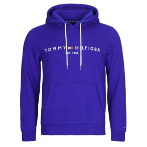Felpe con cappuccio  Tommy Hilfiger  TOMMY LOGO HOODY  Blu -  Felpe con cappuccio Abbigliamento Uomo