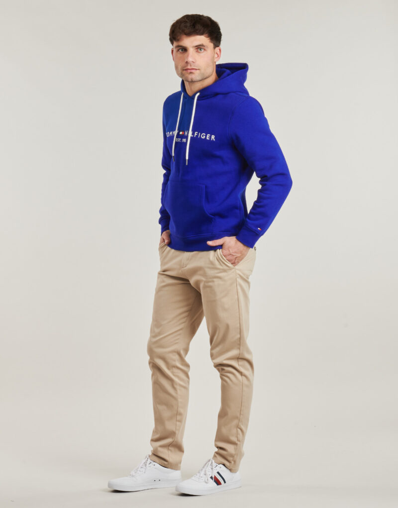 Sweatshirt &agrave; capuche Tommy Hilfiger Tommy LOGO HOODY Bleu Sweatshirt &agrave; capuche Homme - 3