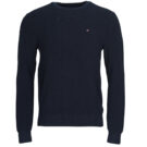 Maglione Tommy Hilfiger ESSENTIAL STRUCTURE CREW NECK Marine Maglioni Uomo - 1