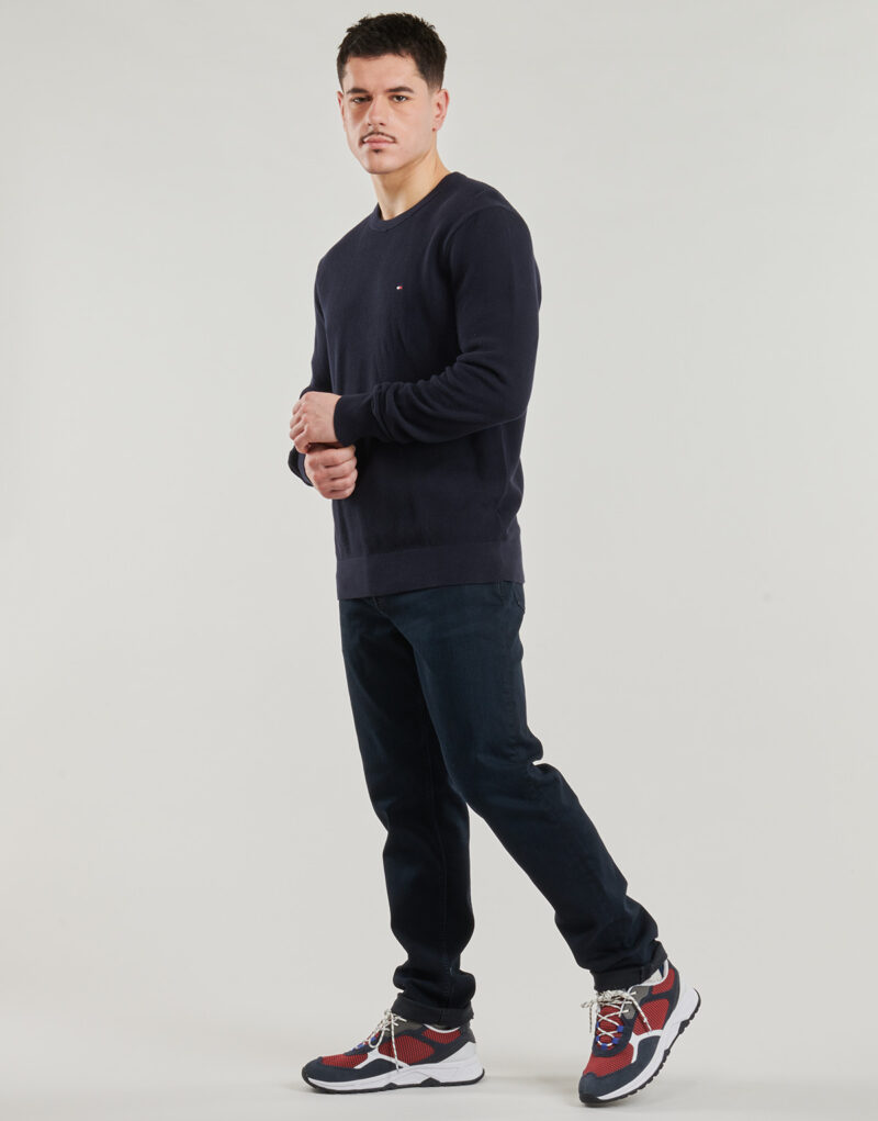 Maglione Tommy Hilfiger ESSENTIAL STRUCTURE CREW NECK Marine Maglioni Uomo - 3
