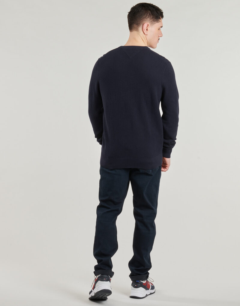 Maglione Tommy Hilfiger ESSENTIAL STRUCTURE CREW NECK Marine Maglioni Uomo - 4