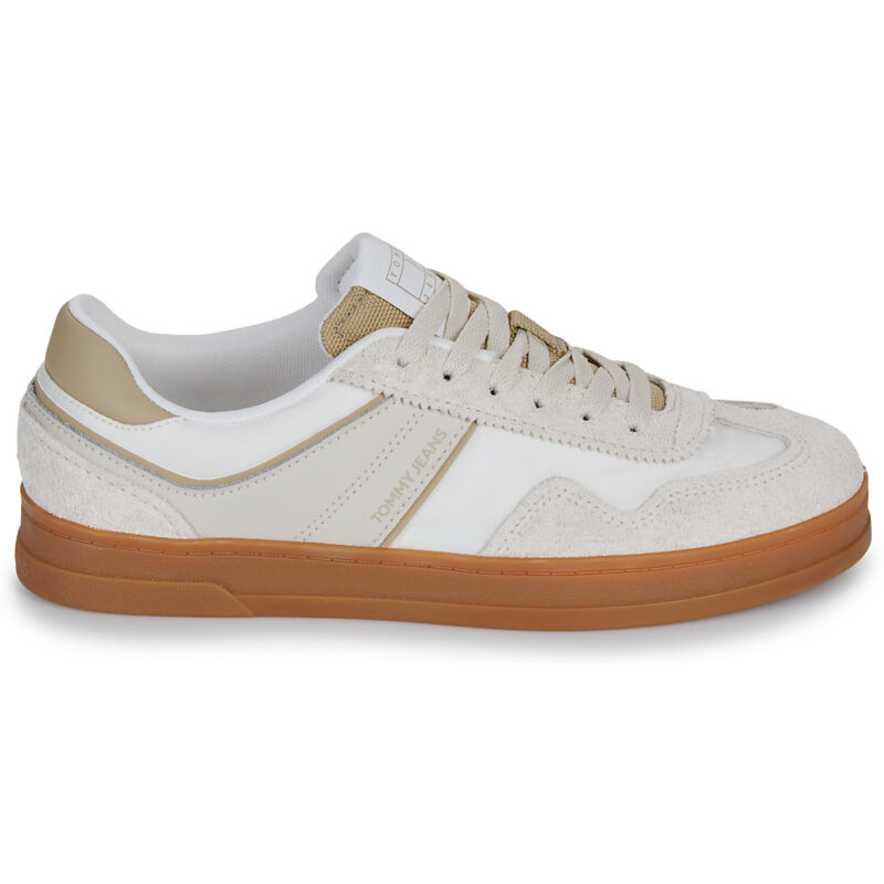 Tommy Jeans THE GREENWICH MIX MEDIA Beige Low Sneakers Women - 2