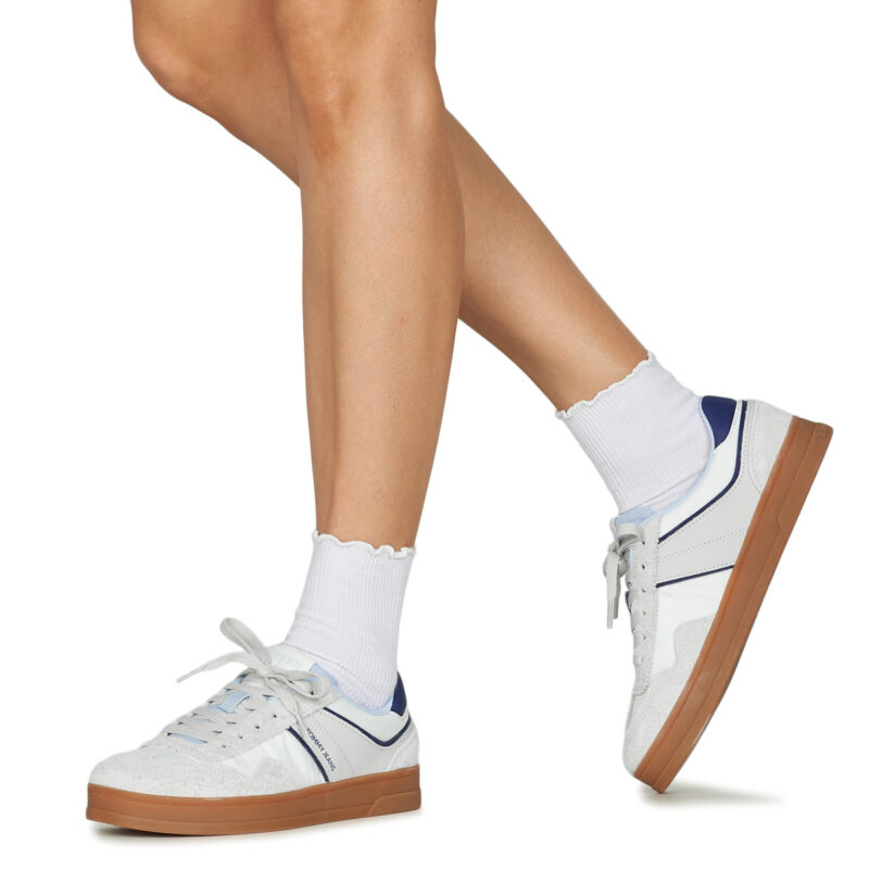 Tommy Jeans THE GREENWICH MIX MEDIA White Low Sneakers Women - 8