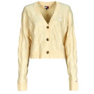Gilet / Cardigan Tommy Jeans TJW HTR CABLE CARDIGAN Beige Gilet / Cardigan Donna - 1