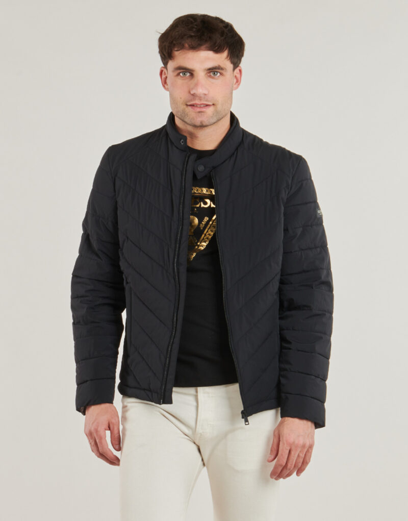 Piumino Guess BIKER JACKET Nero Piumini Uomo - 2