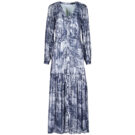 Dress Guess BREANNA LONG Blue Long Dresses Women - 1