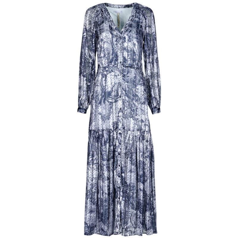 Dress Guess BREANNA LONG Blue Long Dresses Women - 1