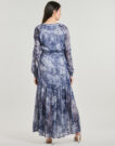 Dress Guess BREANNA LONG Blue Long Dresses Women - 4