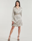 Abito corto Guess VERONICA Beige Abiti corti Donna - 2