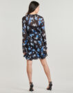 Kurzes Kleid Guess SIBILLA Blaue kurze Kleider Damen - 4
