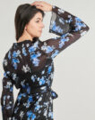 Kurzes Kleid Guess SIBILLA Blaue kurze Kleider Damen - 5