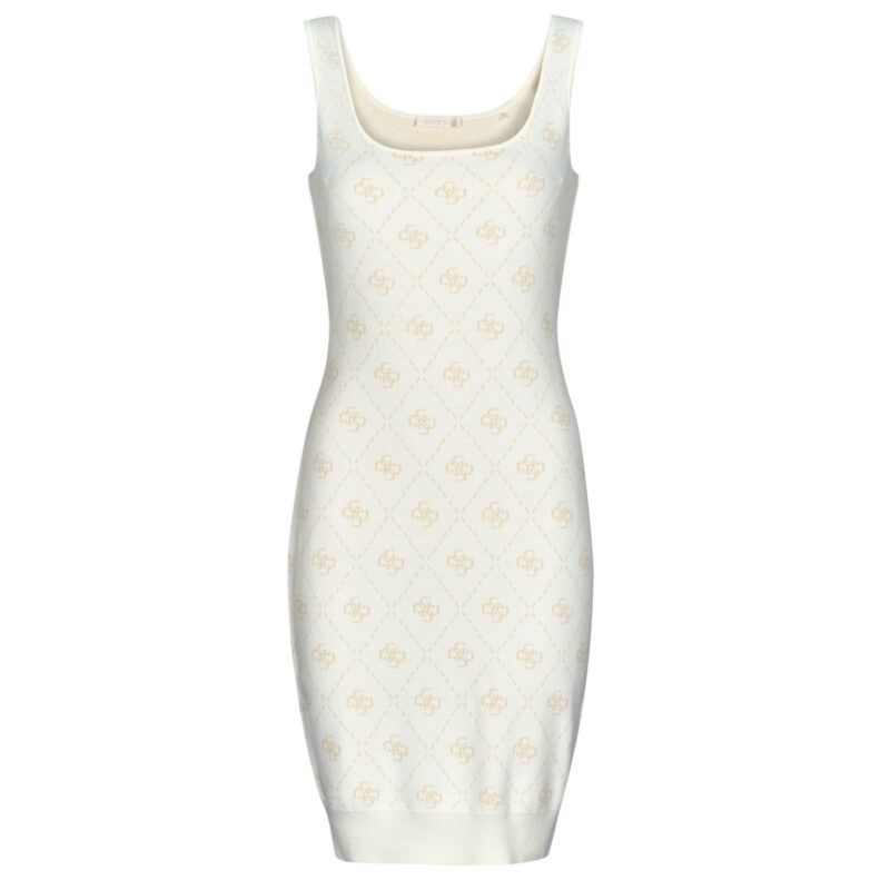 Robe courte Guess SARAH 4G Beige Abiti corti Donna - 1