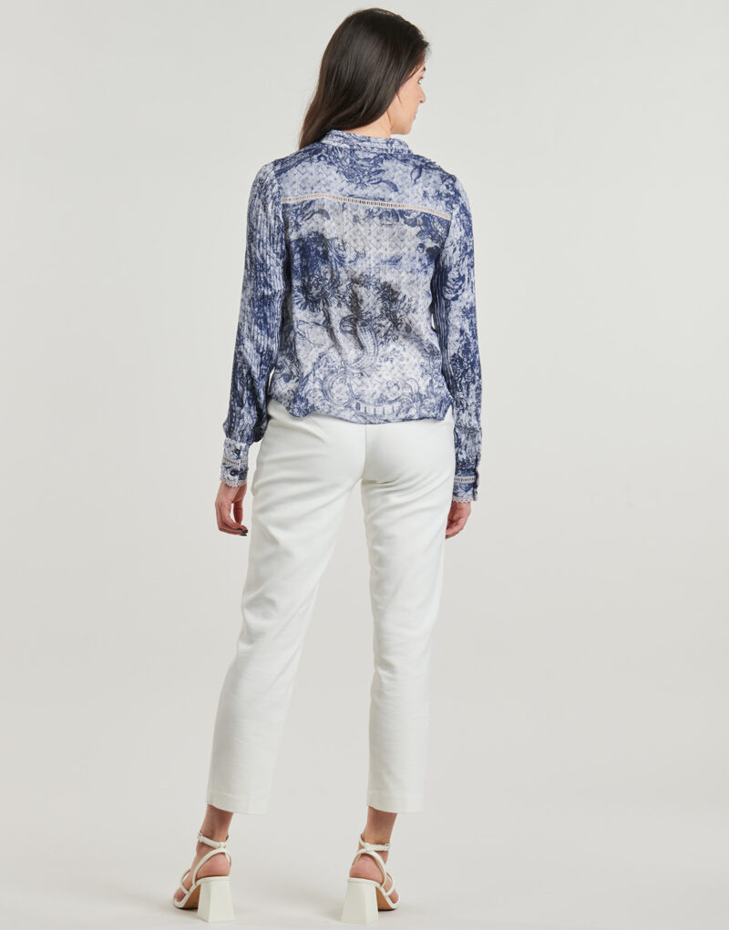 Camicetta Guess NEW JOSETTE Blu Camicette Donna - 4