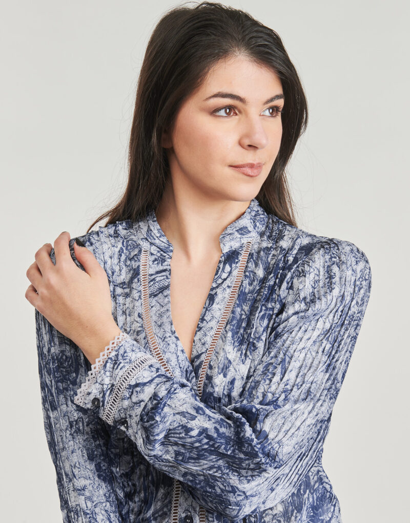 Camicetta Guess NEW JOSETTE Blu Camicette Donna - 5