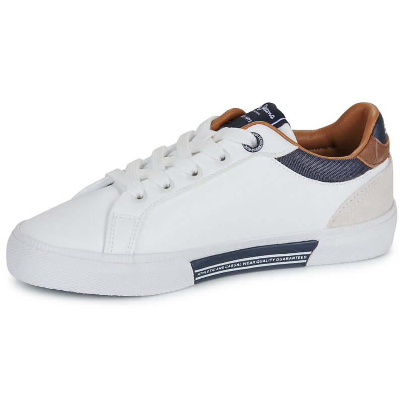 Pepe jeans KENTON COURT B Bianco Sneakers Bambino - 4
