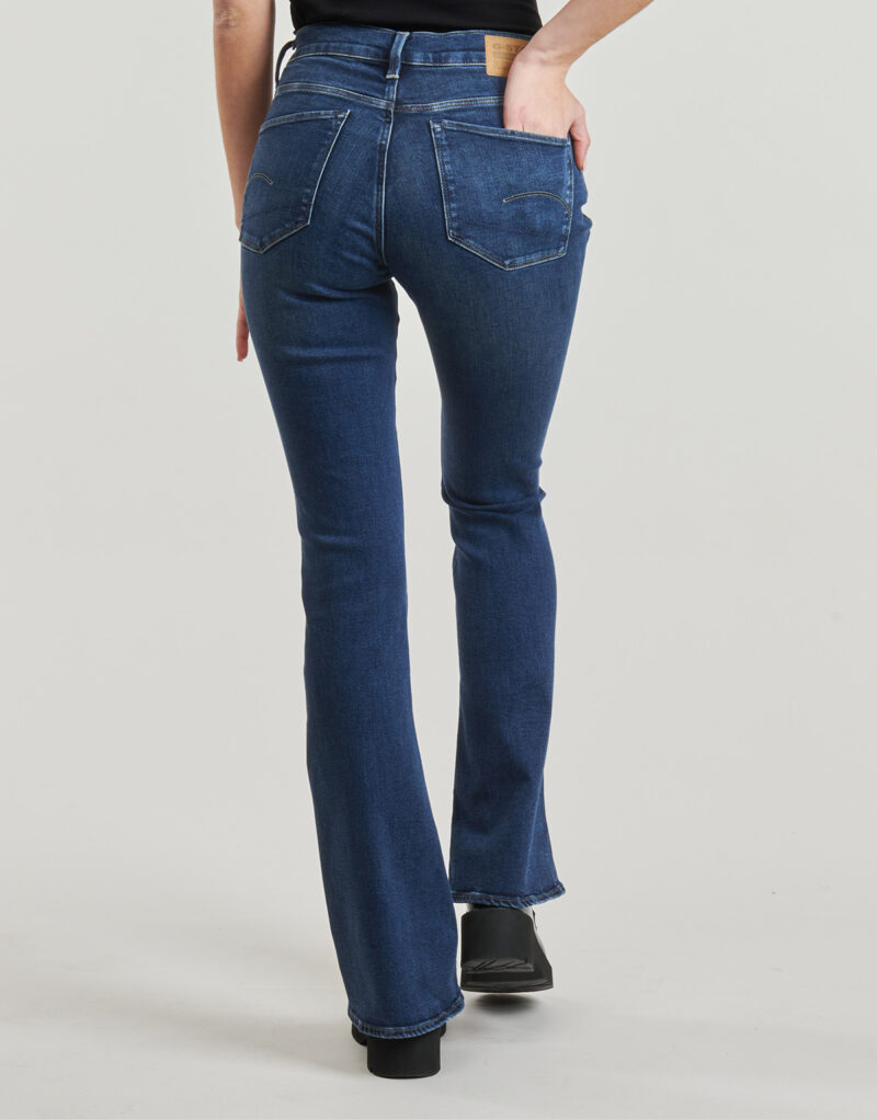 Vaqueros acampanados G-Star Raw 3301 FLARE Blu Jeans Flare Donna - 4