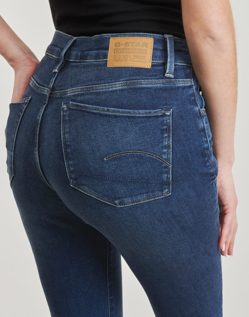 Vaqueros acampanados G-Star Raw 3301 FLARE Blu Jeans Flare Donna - 5