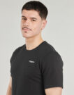 Camisetas G-Star Raw SLIM BASE Nero T-shirt maniche corte Uomo - 5