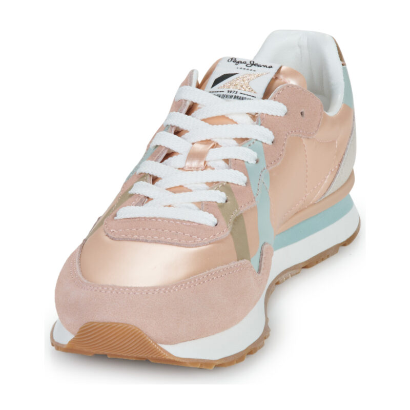 Pepe jeans BRIT PRINTY W Rosa Sneakers basse Donna - 3