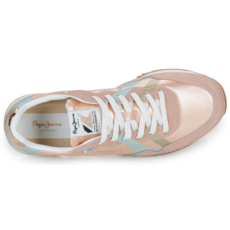 Pepe jeans BRIT PRINTY W Rosa Sneakers basse Donna - 6