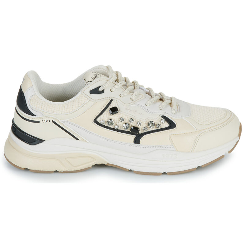 Baskets basses Pepe Jeans DAVE KNIT W Beige pour femme - 2