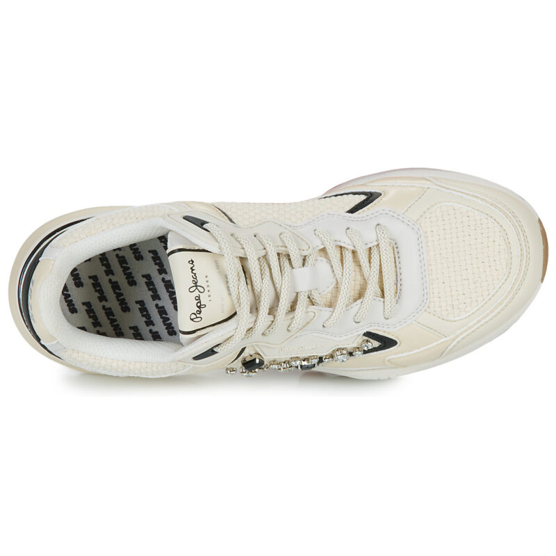 Baskets basses Pepe Jeans DAVE KNIT W Beige pour femme - 6