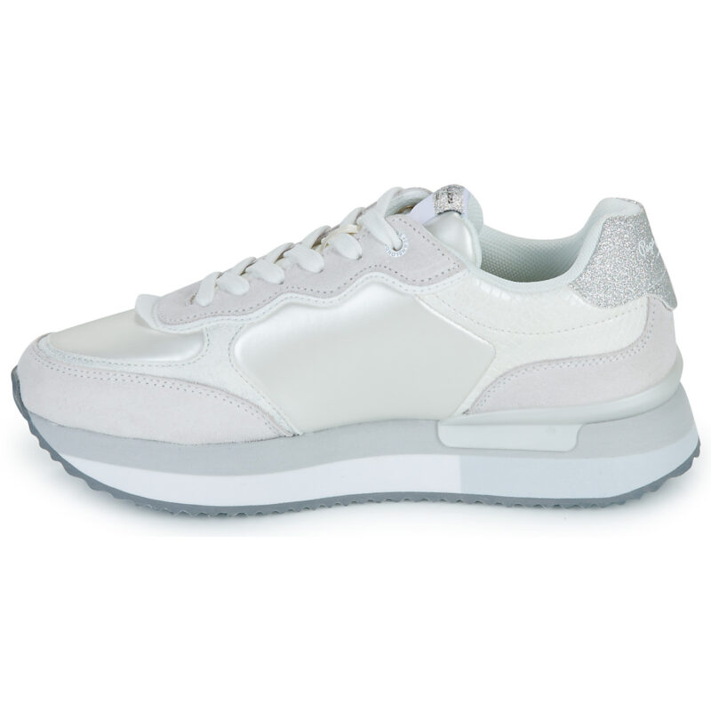 Pepe jeans RUSPER SHINE Grey Low Sneakers Women - 4