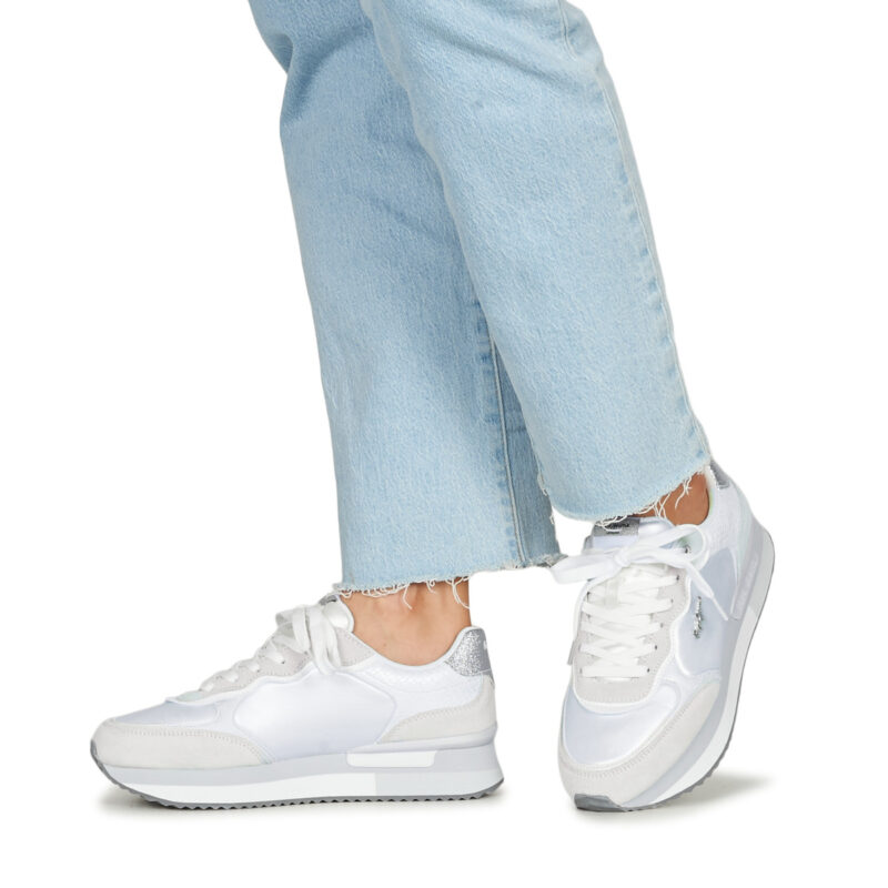 Pepe jeans RUSPER SHINE Grey Low Sneakers Women - 8