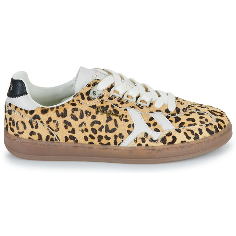 Pepe Jeans BALL TOP W Braune Low Sneakers Damen - 2