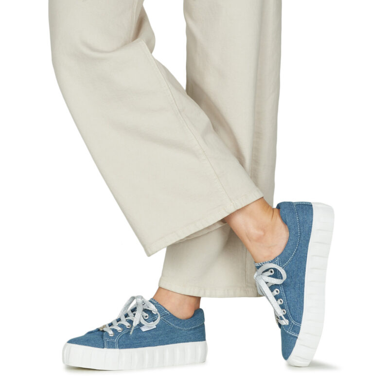 Le Temps des Cerises MALIBU Blue Low Sneakers Women - 8