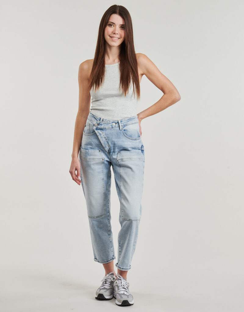 Boyfriend-Jeans Le Temps des Cerises Gem&uuml;tliche blaue Boyfriend-Jeans f&uuml;r Damen - 2