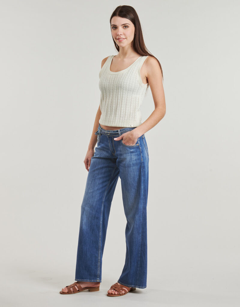 Flare Jeans Le Temps des Cerises LAURYN Blue Flare Jeans Women - 3
