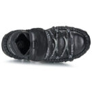 New Rock WALL CRUST Nero Derby Donna - 6