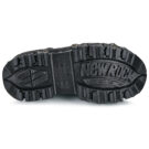 New Rock WALL CRUST Nero Derby Donna - 7