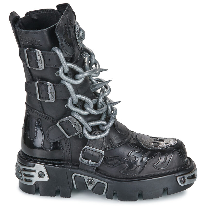 New Rock CHAROL Nero Stivaletti Donna - 2