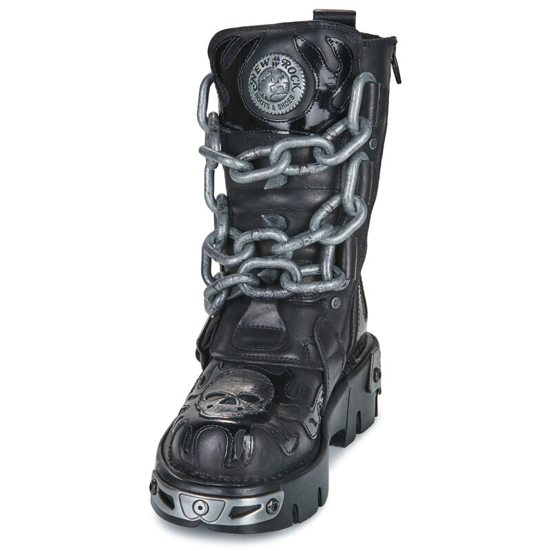 New Rock CHAROL Nero Stivaletti Donna - 3