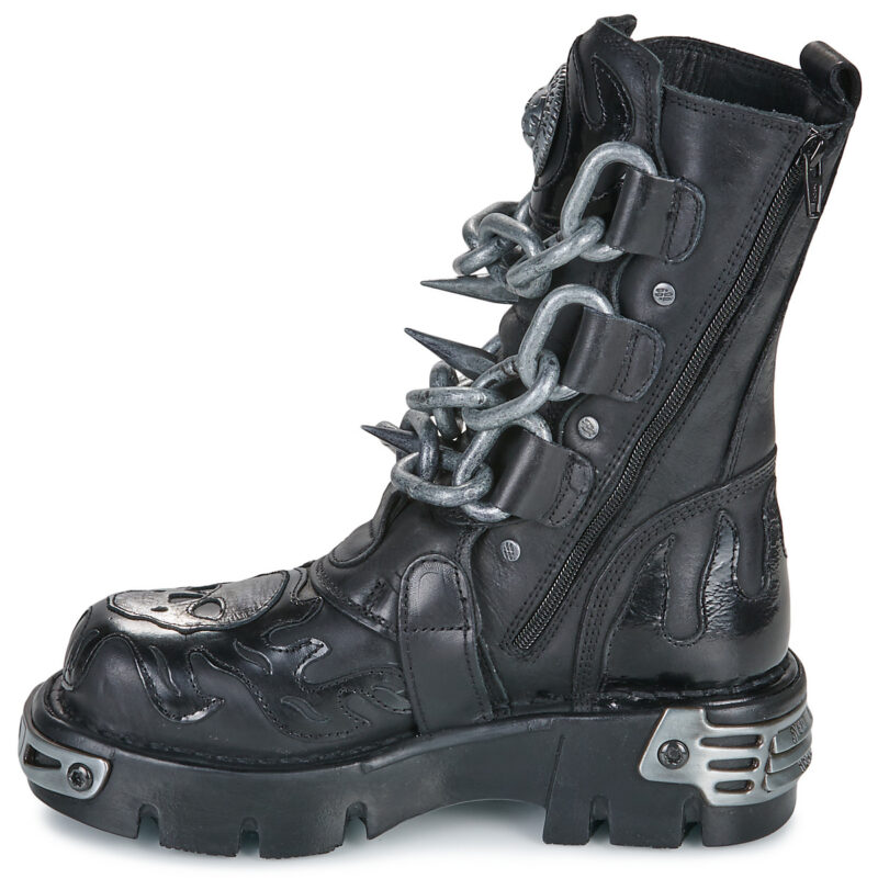 New Rock CHAROL Nero Stivaletti Donna - 4
