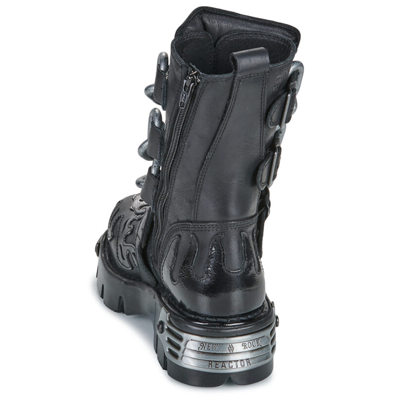New Rock CHAROL Nero Stivaletti Donna - 5