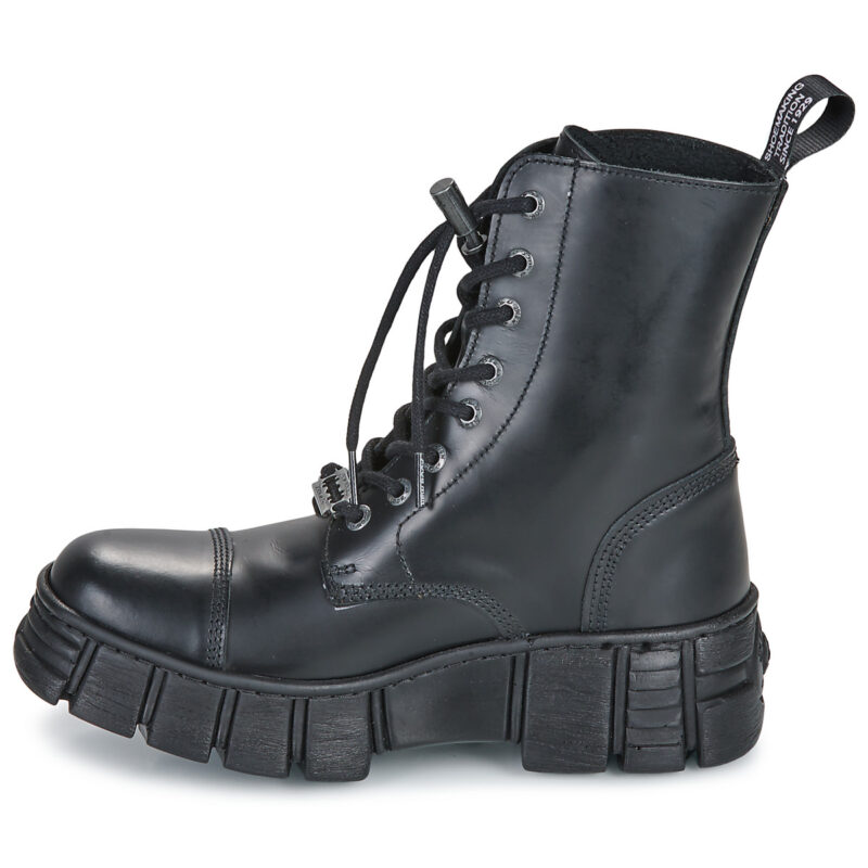 New Rock  WALL  Nero -  Stivaletti Donna - 4
