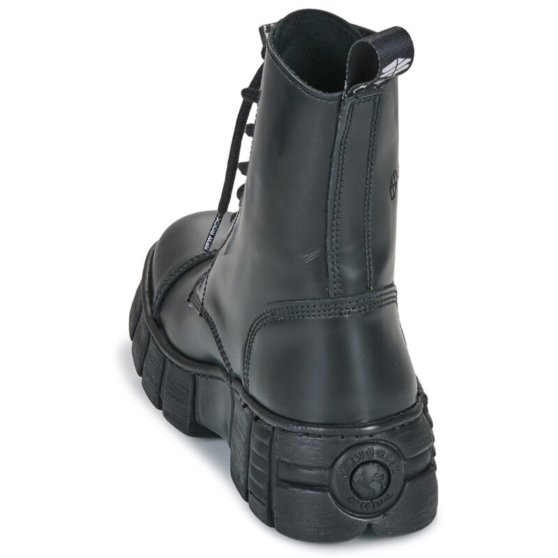 New Rock  WALL  Nero -  Stivaletti Donna - 5