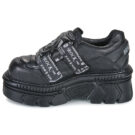 New Rock MET Nero Derby Donna - 4