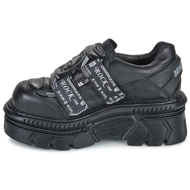 New Rock MET Nero Derby Donna - 4