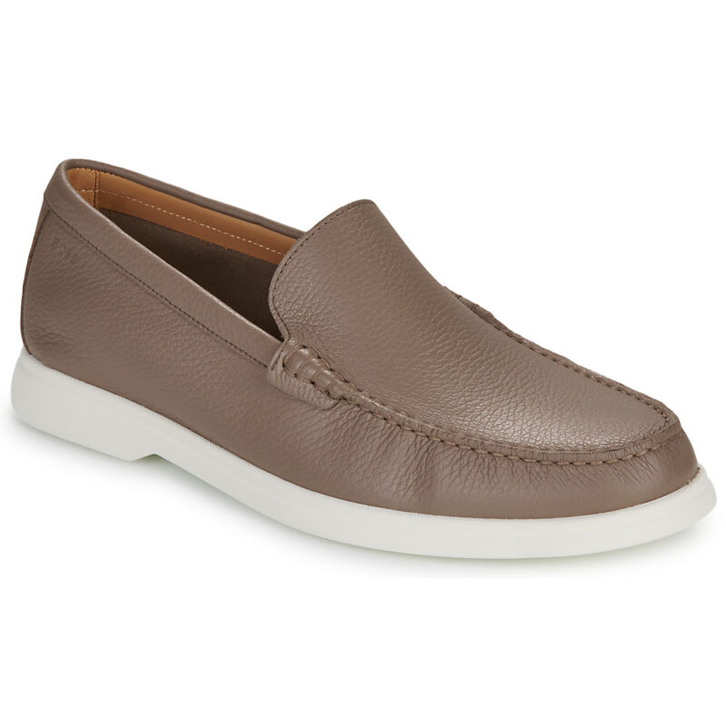 BOSS  Sienne Mocc tbsf  Grigio -  Mocassini Uomo - 1