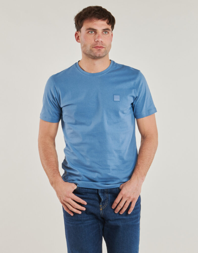 T-shirt  BOSS  Tales  Blu T-shirt maniche corte Uomo - 2