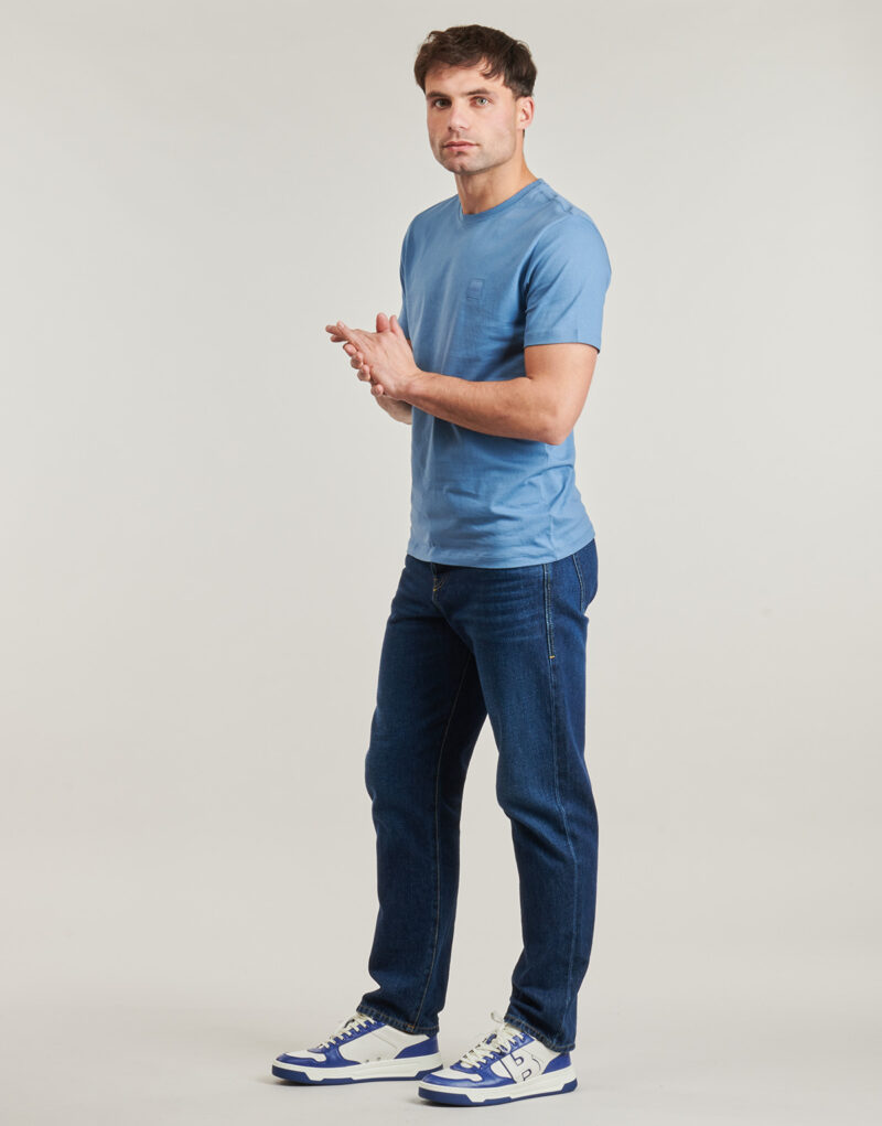 T-shirt  BOSS  Tales  Blu T-shirt maniche corte Uomo - 3