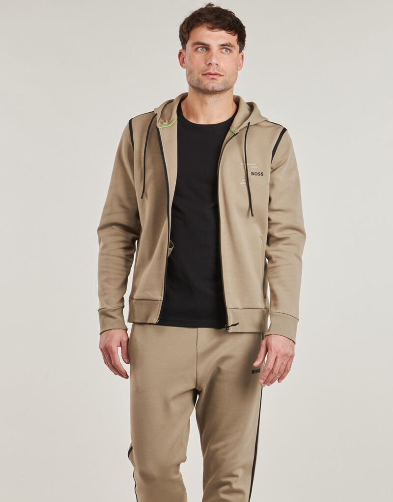 Felpe con cappuccio BOSS Saggy Tape Beige Felpe con cappuccio Uomo - 2