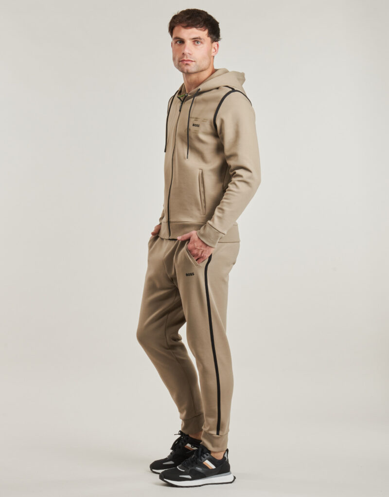 Felpe con cappuccio BOSS Saggy Tape Beige Felpe con cappuccio Uomo - 3