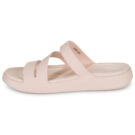 Pantoufles Crocs Getaway &agrave; brides beiges pour femme - Pointure 4