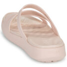 Pantoufles Crocs Getaway &agrave; brides beiges pour femme - Pointure 5